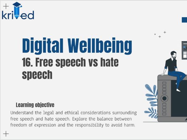 Free Speech vs Harm – KS4 Year 11 PSHE Lesson on Hate Speech & Expression
