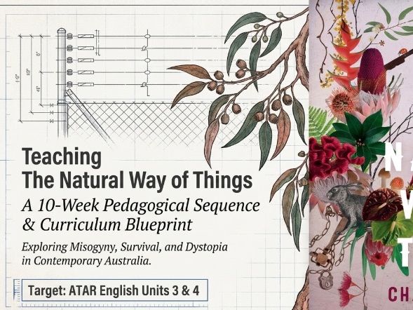 The Natural Way of Things Novel Study Unit | Senior English Literary Analysis