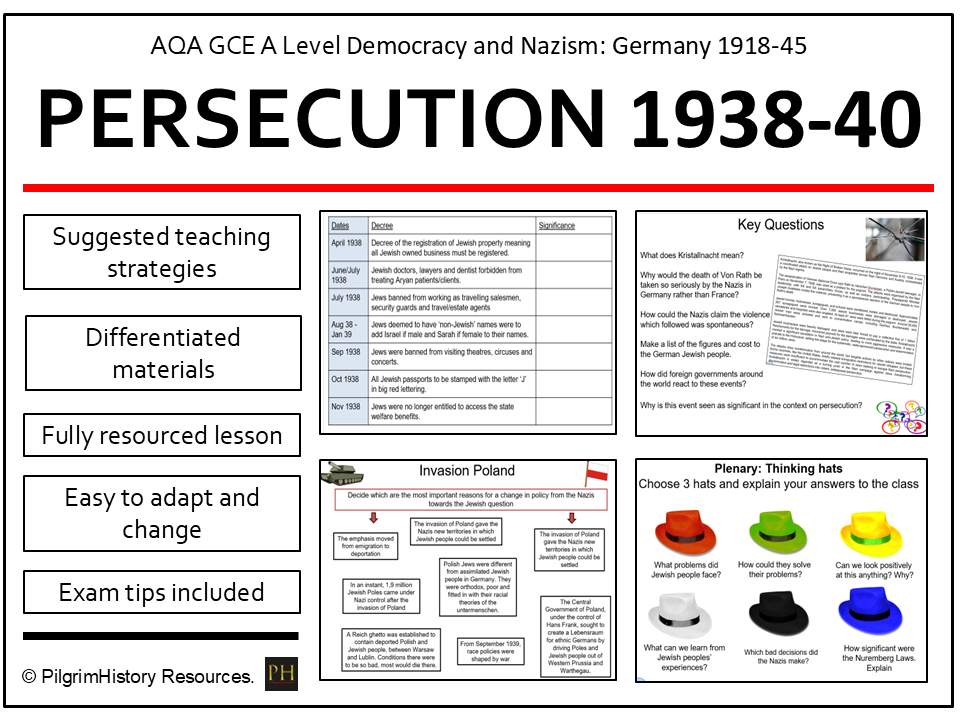 Nazi Persecution of Jewish People, Kristallnacht and the move towards the Final Solution, 1938–40 |