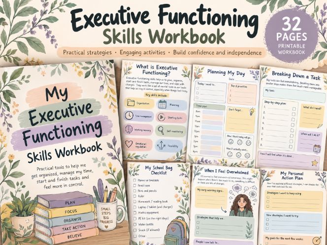Executive Functioning Skills Workbook