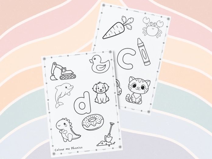 Phonics - Colour Me Phonics, Initial Sound