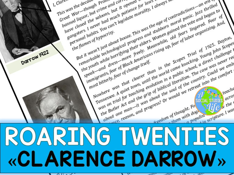 Clarence Darrow on the Roaring Twenties POV