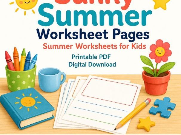 Sunny Summer Worksheet Pages