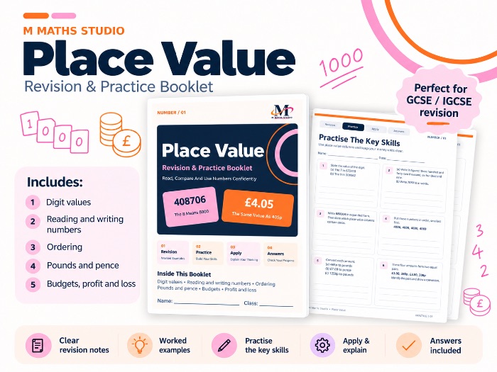 Place Value | Revision Booklet