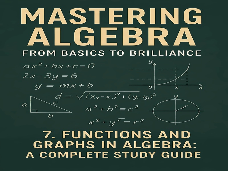 7. Functions and Graphs in Algebra A Complete Study Guide