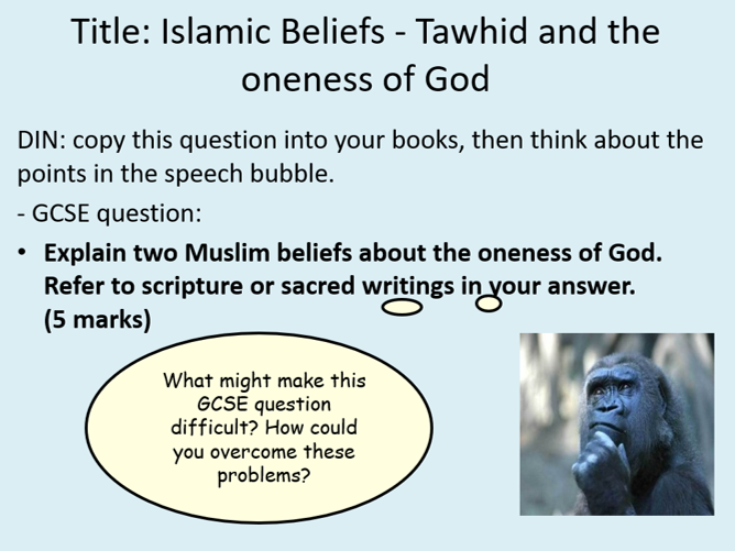 AQA RS Islam Beliefs Unit of Work.