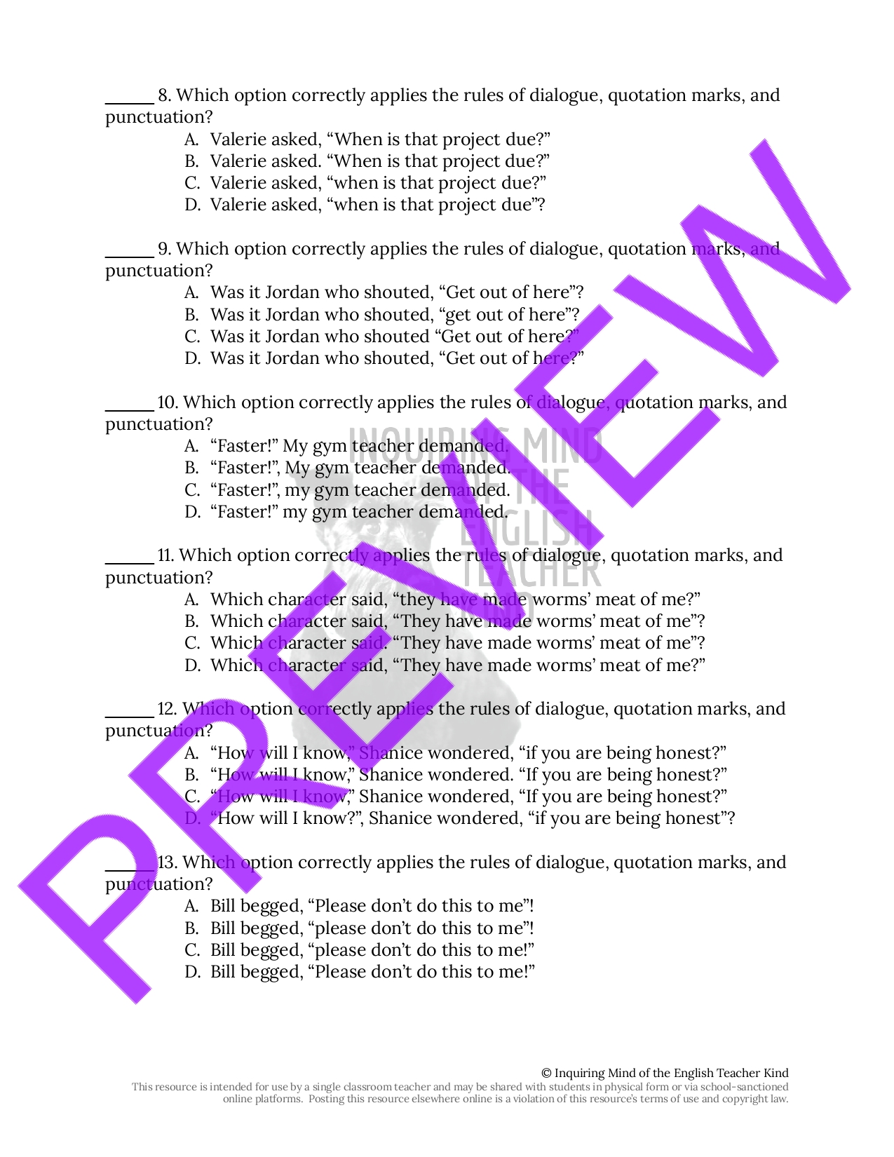 grammar-practice-worksheet-on-quotations-and-punctuation-marks