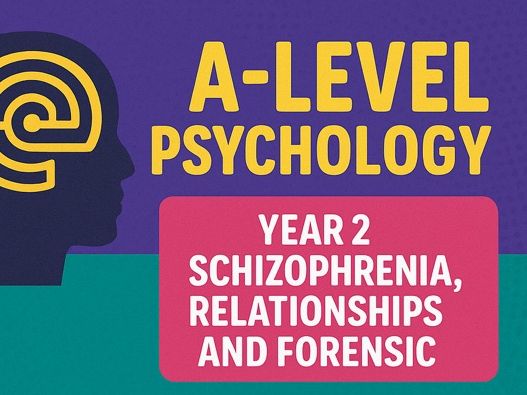 AQA Psychology Year 2 Schizophrenia, Relationships and Forensic.