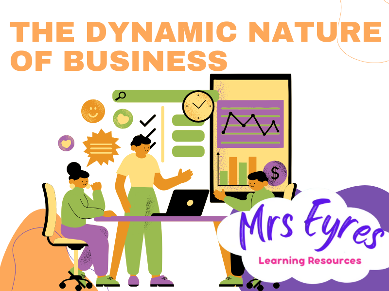 GCSE Business | Dynamic Nature of Business Full Lesson Pack with Quiz, Activities, Exam Practice