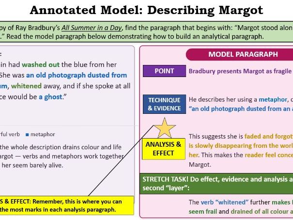 Language Analysis - English Lang GCSE - Ray Bradbury
