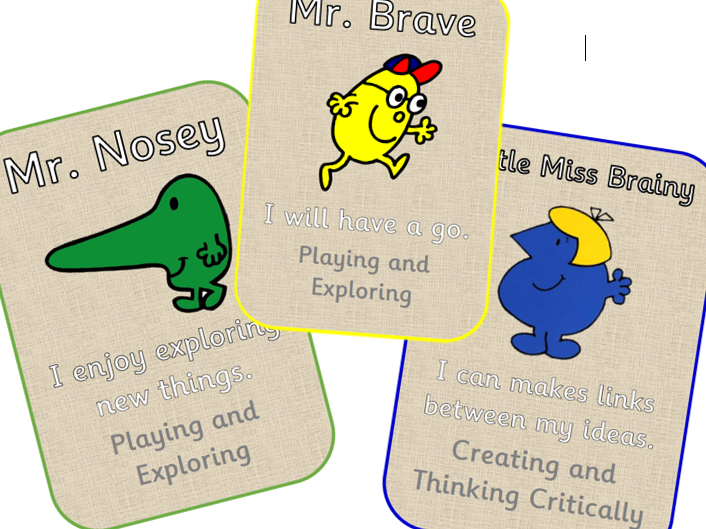 Characteristics of Effective Learning and Teaching (CoELT) Posters Mr. Men