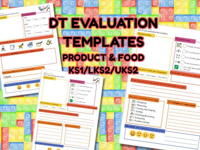 DT Evaluation Templates (Primary - KS1/LKS2/UKS2)
