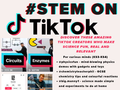 STEM on TIktok poster