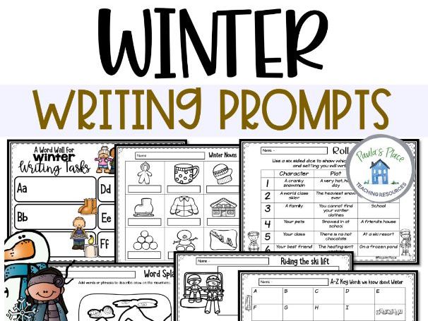 Winter Writing Prompts and Printables