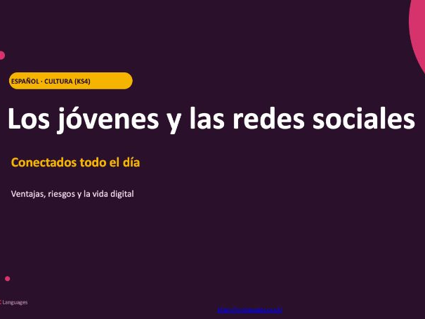 SPANISH: Los jóvenes y las redes sociales