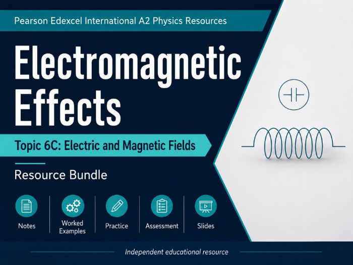 6C - Electromagnetic Effects Teacher Pack - Physics International A2/A Level Pearson Edexcel