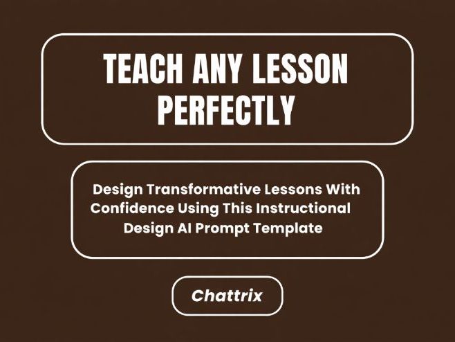 Teach Any Lesson Perfectly