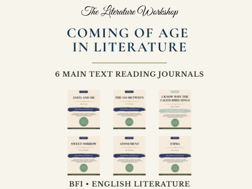 Coming of Age in Literature: 6 Main Text Reading Journals | BFI English Literature