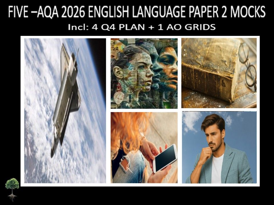 FIVE - AQA PAPER 2 | 2026 FULL MOCKS | Q4 PLAN  | AO GRIDS