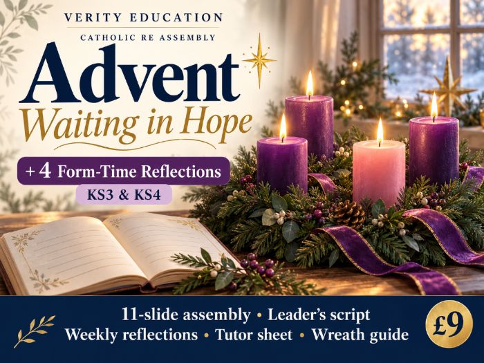 Catholic RE Assembly: Advent — Waiting in Hope + 4 Form-Time Reflections