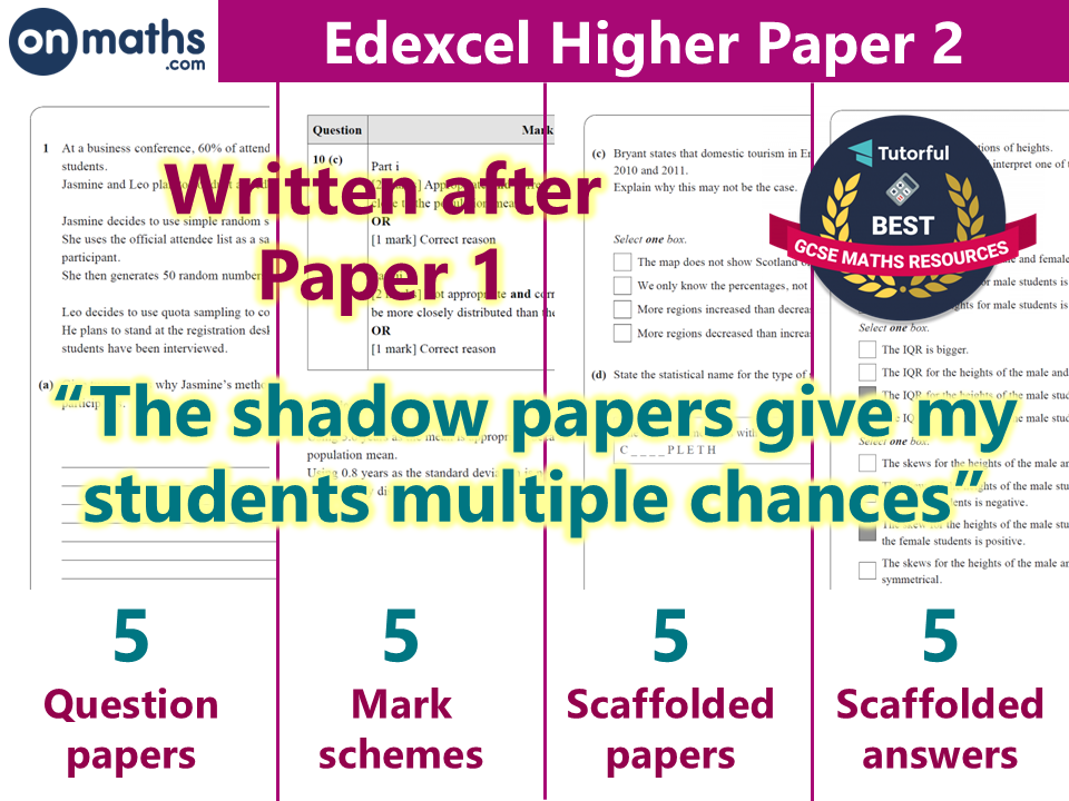 [UPDATED] Maths GCSE Predicted Papers (Summer 2026) Edexcel Paper 2 Higher