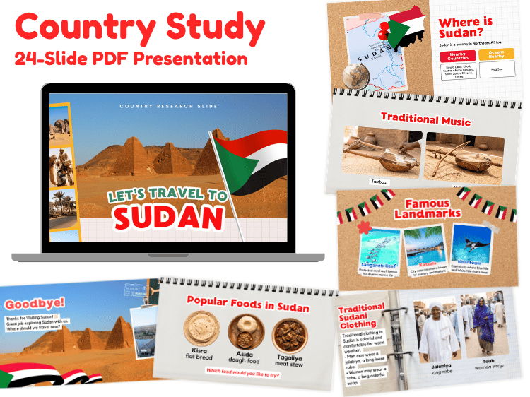 Sudan Country Study | 24-Slide Geography & Culture Presentation