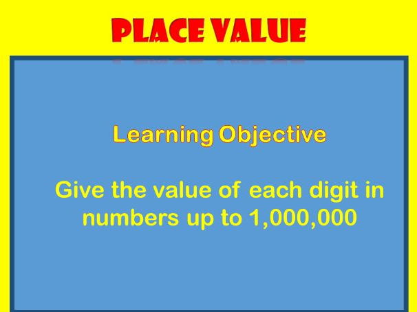 Place Value:  KS2 Maths  (Flash Presentation)