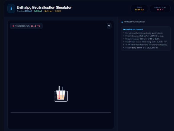 OCR Chemistry PAG 3.1 Enthalpy Simulation/ Revision Game