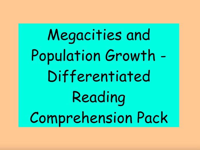 Megacities and Population Growth – Differentiated Reading Comprehension Pack (KS2)