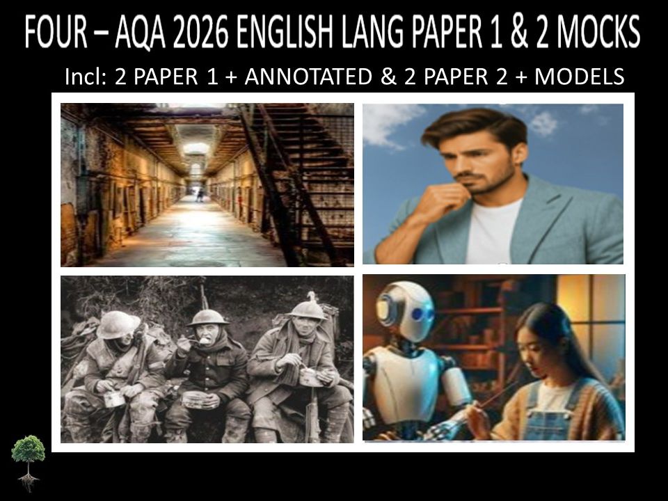 FOUR - AQA PAPER 1 & 2 | 2026 FULL MOCKS | ANNOTATED | MODELS