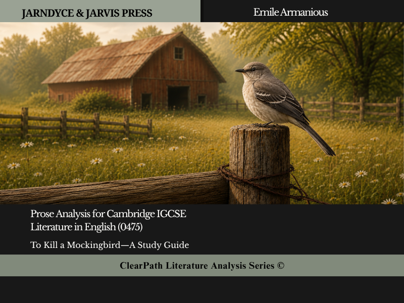 CIE 0992/ 0475 To Kill a Mockingbird | Complete Analysis, Study Guide & Revision Pack