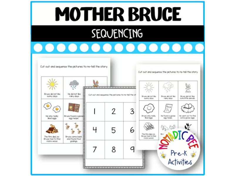 Mother Bruce Activities - Sequencing