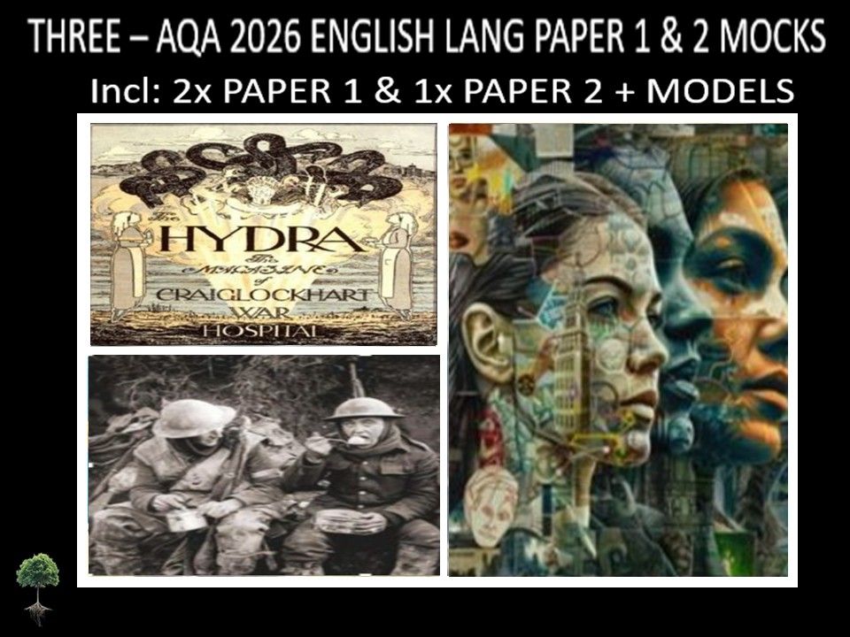 THREE - AQA PAPER 1 & 2 | 2026 FULL MOCKS | MODELS