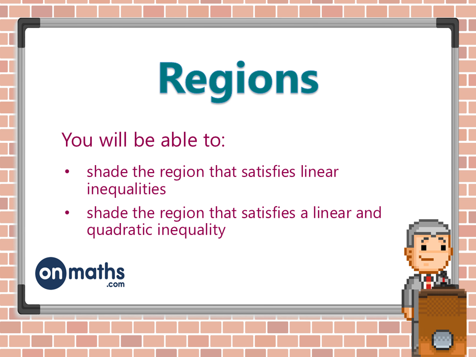 Regions  - Lesson Powerpoint - A Level Maths