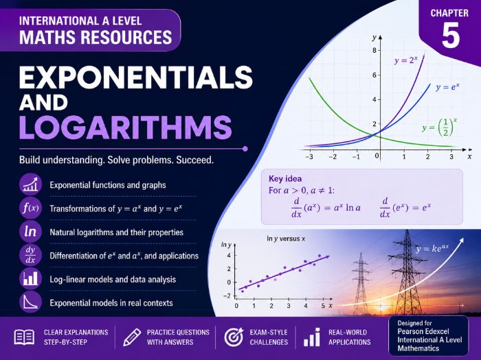 05 - Exponentials and Logarithms P3 Pack - Edexcel International A-Level Maths