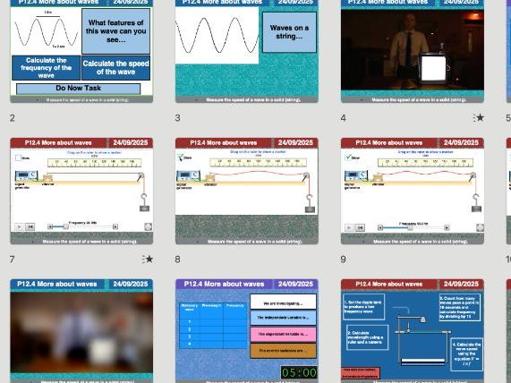 AQA GCSE Physics P12.4 – More About Waves | Editable Lessons, Worksheets & Answers + Free AI Marking