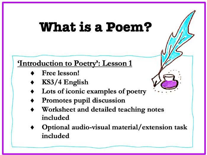 What is a Poem?