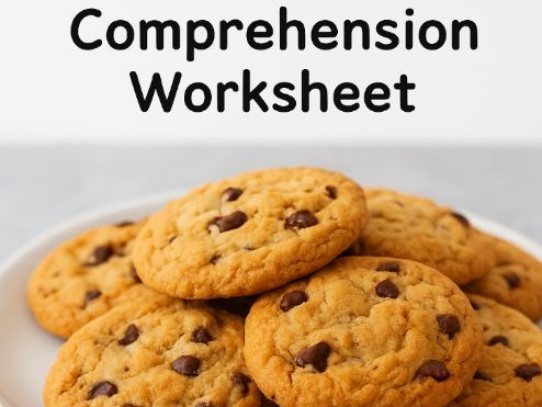 KS2 Instructional Text Comprehension – Chocolate Chip Cookies Recipe (Differentiated + Answers)