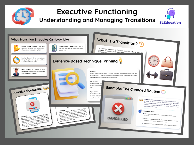 Managing Transitions and Changes in Routine | Autism Executive Function | SEN Resource