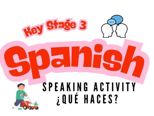 KS3 Spanish Speaking Activity Jobs and Chores