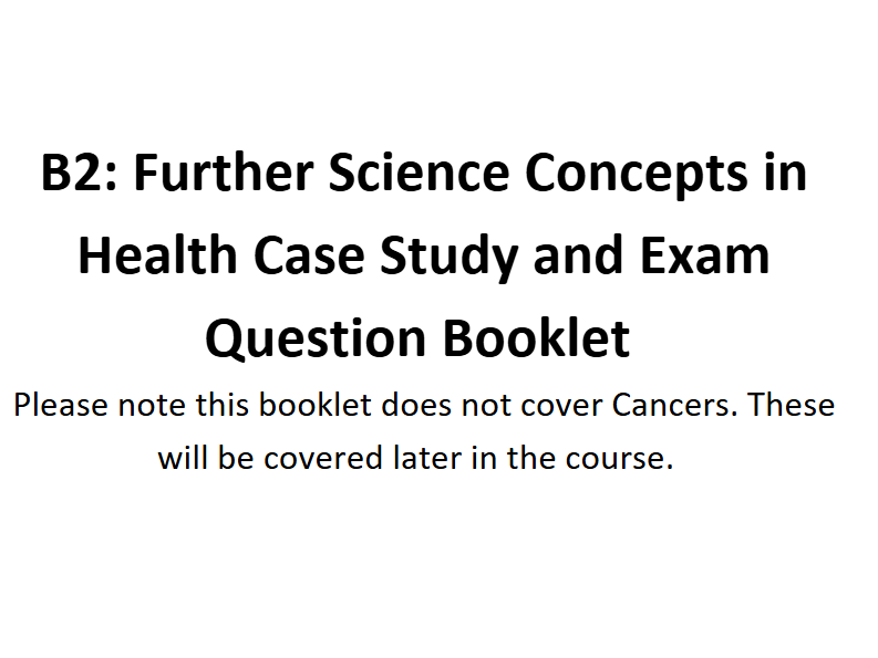 T Level Health B2 Disease Revision Booklet