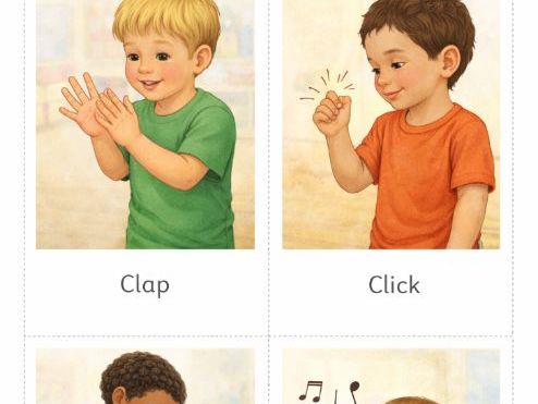 Counting sounds/ actions