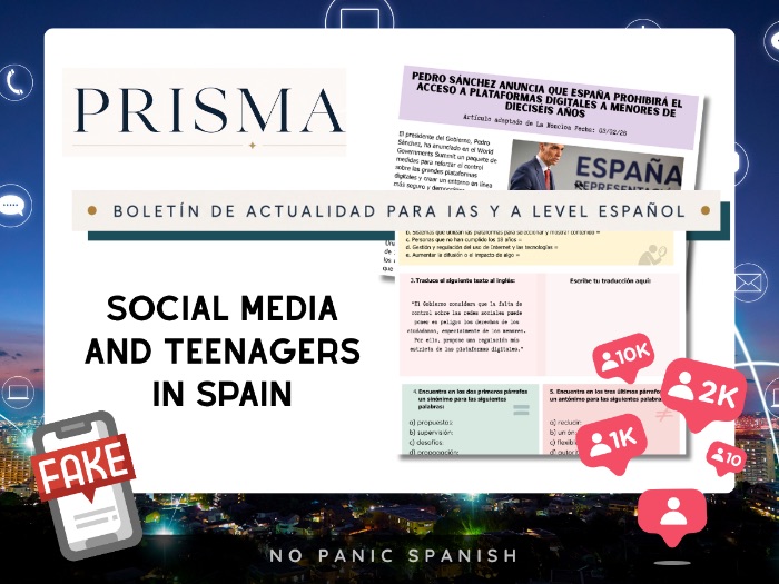Social Media and Teenagers | A Level Spanish | Articles