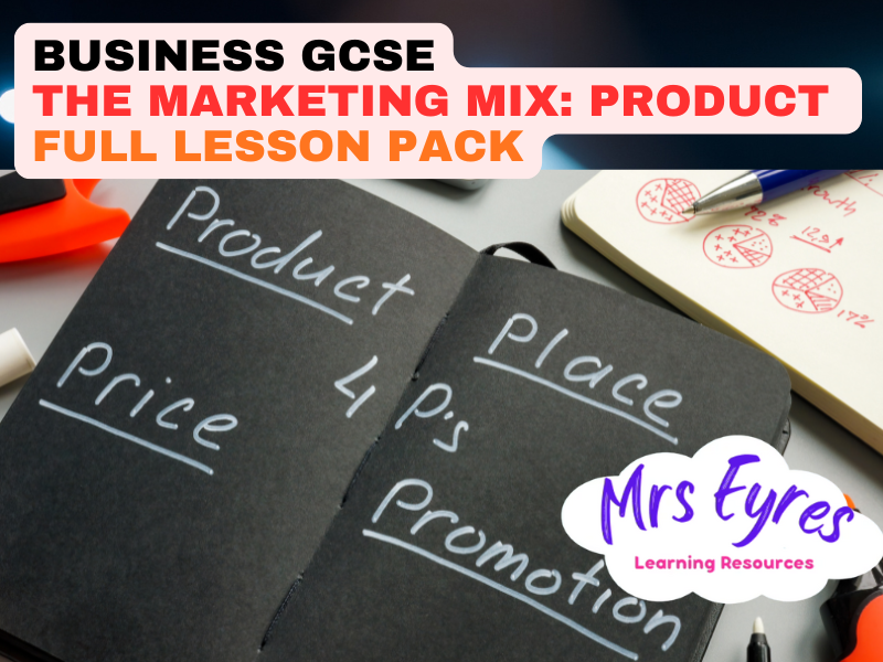 Product in the Marketing Mix | GCSE Business Lesson | SEND Friendly & Cover Ready