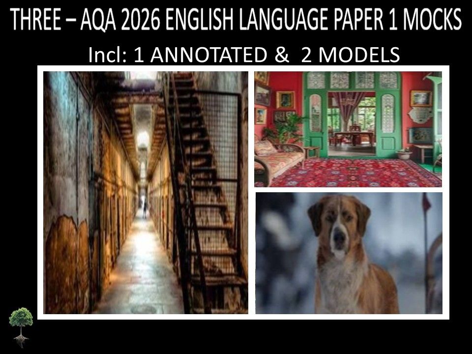 THREE - AQA PAPER 1 | 2026 FULL MOCKS | ANNOTATED | MODELS