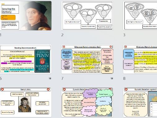 Henry's Character/ Aims - Securing Crown