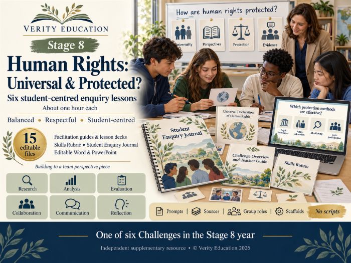 Global Perspectives Stage 8: Human Rights (Enquiry Challenge)
