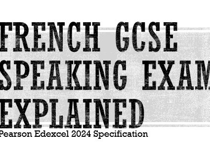GCSE Speaking Exam preparation