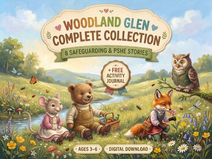 **Woodland Glen Complete Collection – 8 Safeguarding & PSHE Stories for Ages 3–6