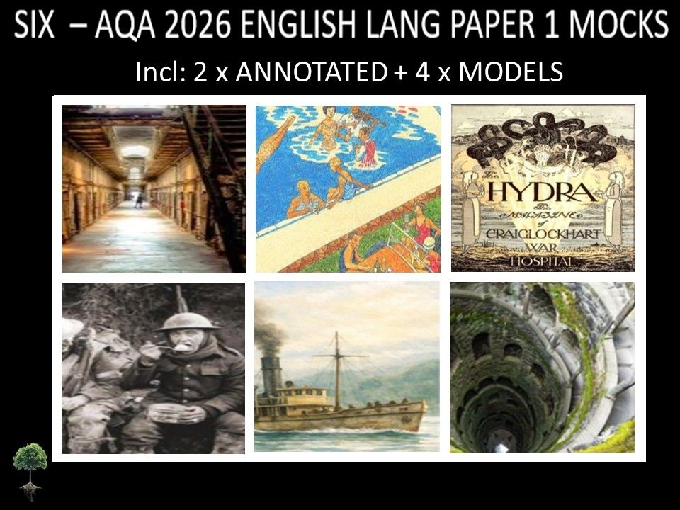 SIX - AQA PAPER 1 | 2026 FULL MOCKS | ANNOTATED | MODELS